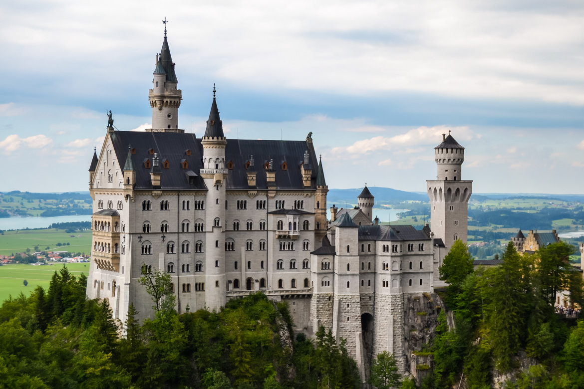 Castello di Neuschwanstein visto da Marienbrücke - in Viaggio con Monica