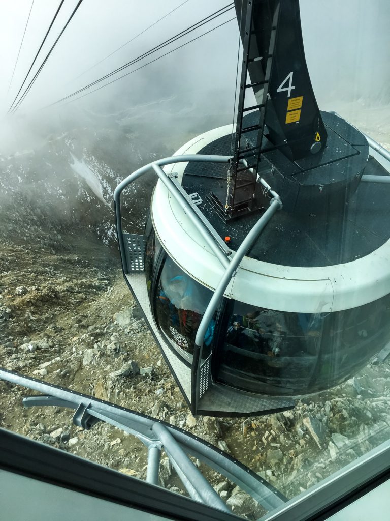 Skyway Courmayeur Monte Binaco cabina - In Viaggio Con Monica