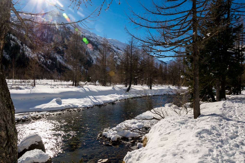 Cosa fare in Val Ferret in inverno - Dora