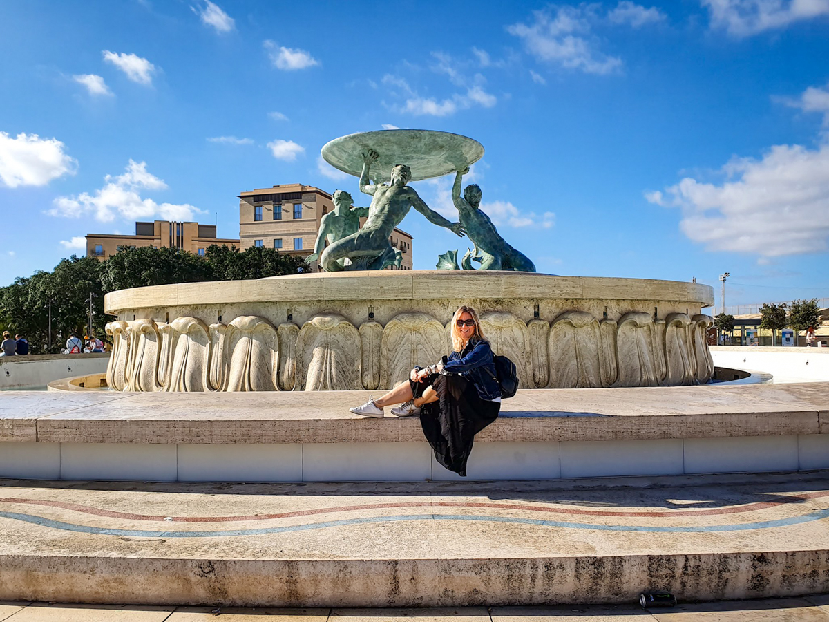 Malta Fontana dei Tritoni - In viaggio con Monica