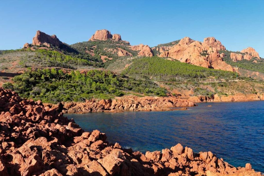 Itinerario panoramico Corniche d'Or de l'Esterel - Provenza - Francia