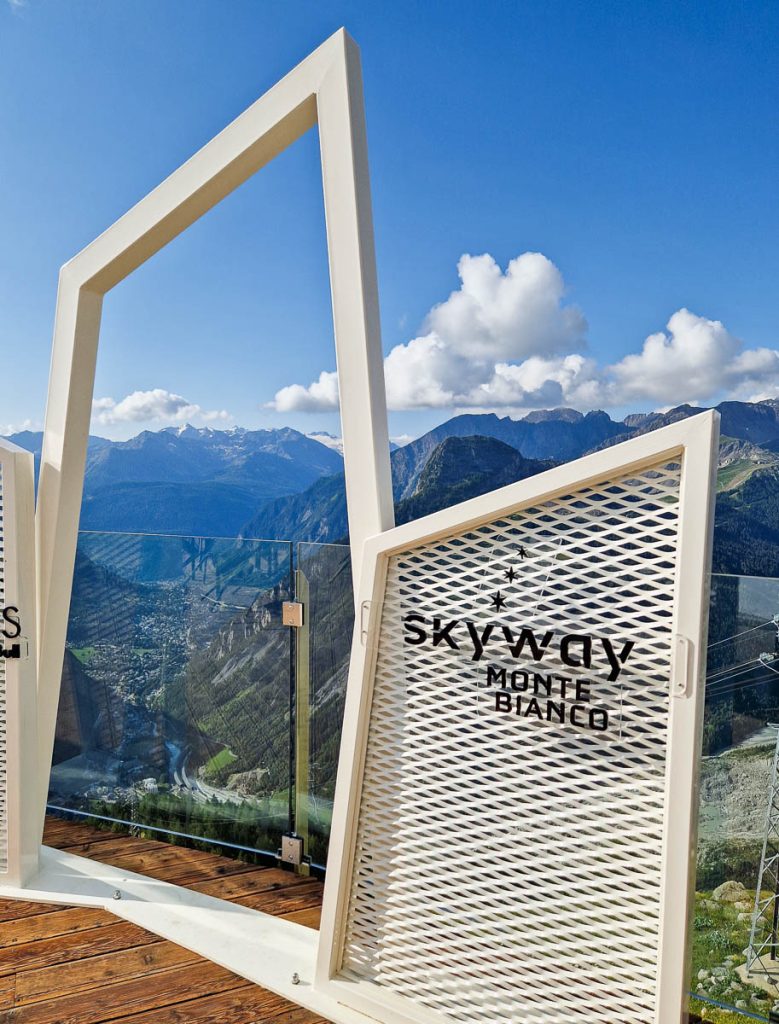 Skyway Monte Bianco Courmayeur - Panorama dal Pavillon