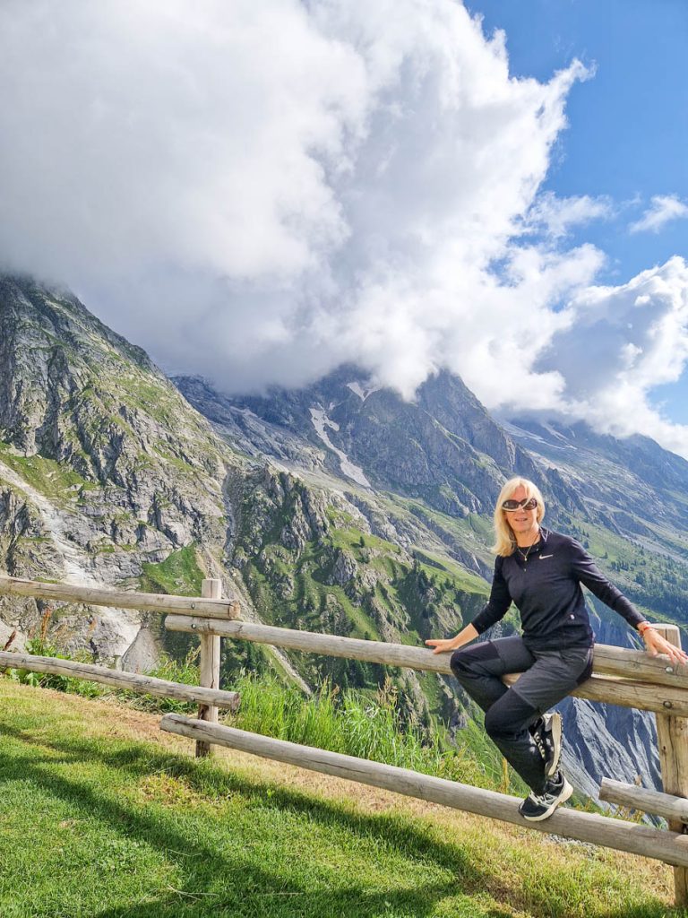 In viaggio con Monica Skyway Monte Bianco Courmayeur - Panorama dal Pavillon