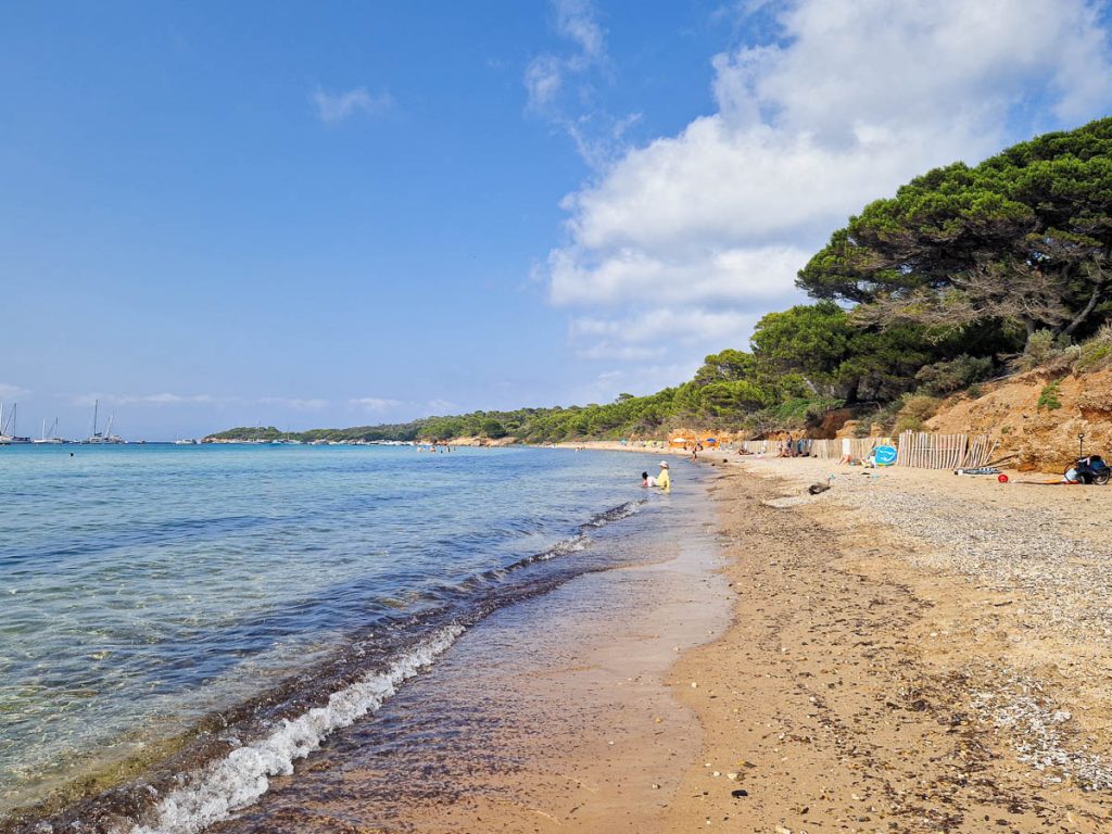 Porquerolles plage de la Courtade