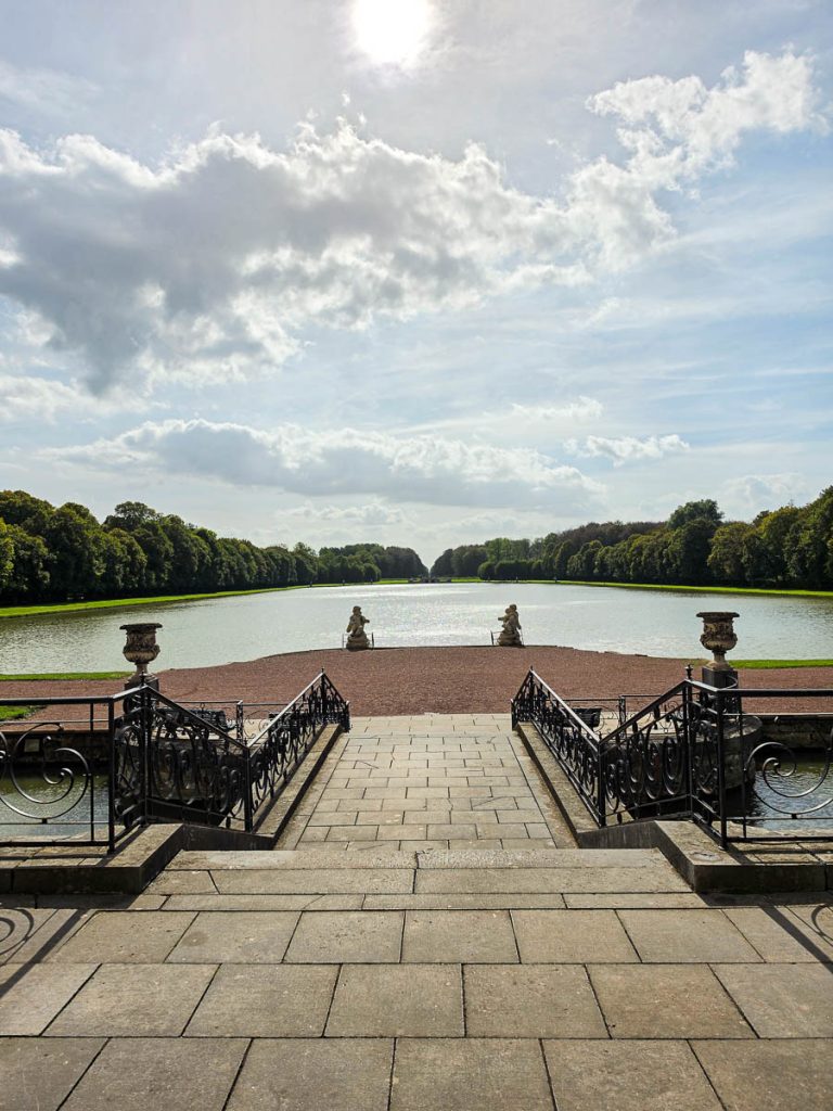 Lago nel parco del Castello di Beloeil